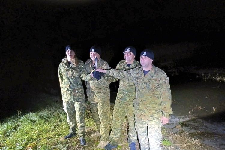 Sztafetą biegową wzdłuż granicy upamiętnili 100. rocznicę powołania Korpusu Ochrony Pogranicza