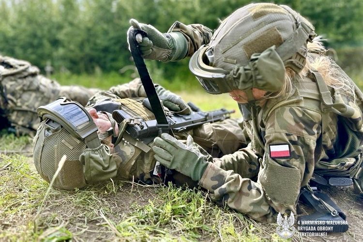 Taktyczny sprawdzian terytorialsów przed przysięgą