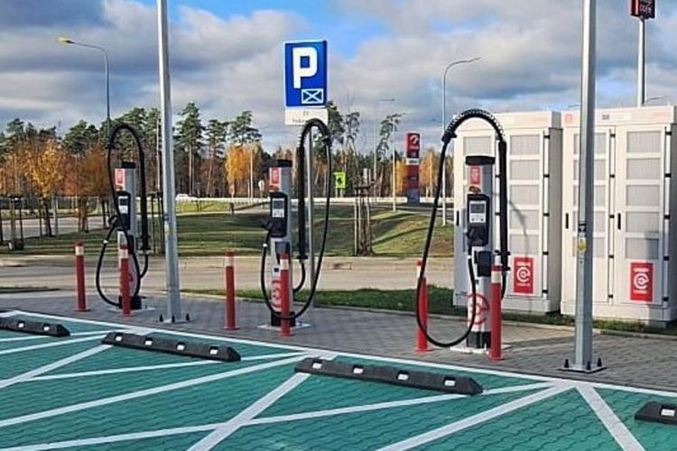 Hub szybkiego ładowania na MOP Olsztynek Południe