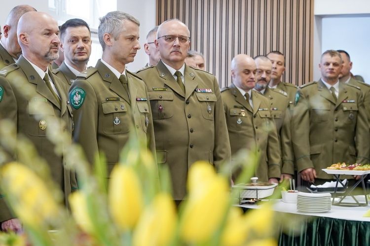 Wielkanocne spotkanie warmińsko-mazurskich strażników granicznych