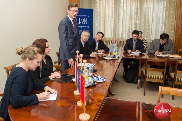 Z delegacją z Chin o edukacji i biznesie