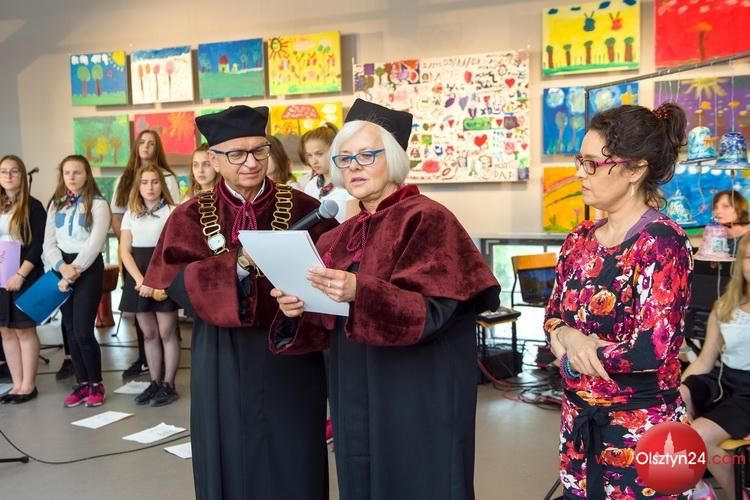 Uroczyste zakończenie Uniwersytetu Młodego Odkrywcy na Wydziale Sztuki