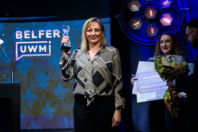 Dr inż. Iwona Chwastowska-Siwiecka zwyciężczynią plebiscytu Belfer UWM 2023