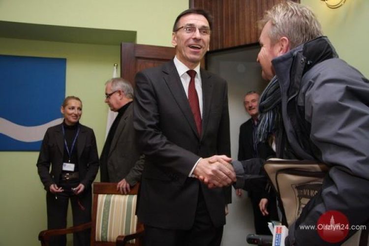 Pierwsza konferencja starego - nowego prezydenta Olsztyna