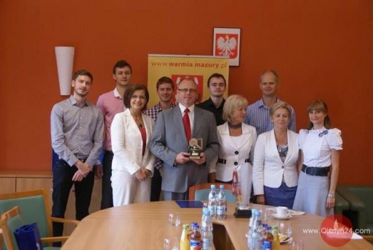 Złoci medaliści spotkali się z marszałkiem