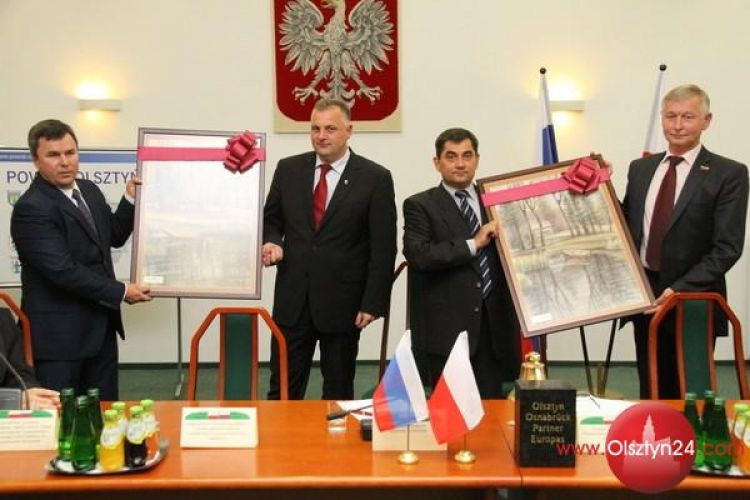 Goście z Gurjewska na sesji Rady Powiatu
