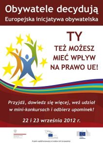 O europejskiej inicjatywie obywatelskiej w Olsztynie