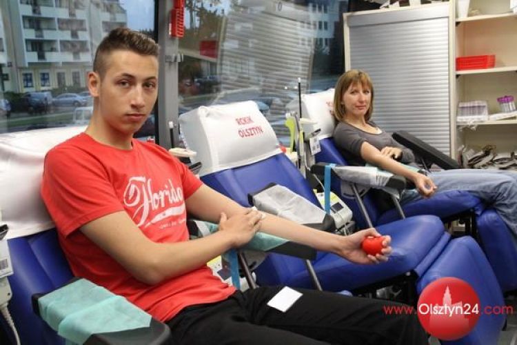 Bankowcy zorganizowali w Olsztynie akcję oddawania krwi
