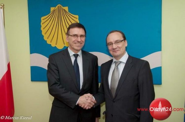 Ambasador Finlandii w olsztyńskim ratuszu