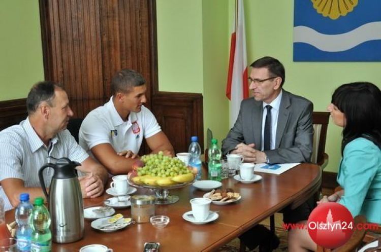 Denis Ambroziak z wizytą u prezydenta