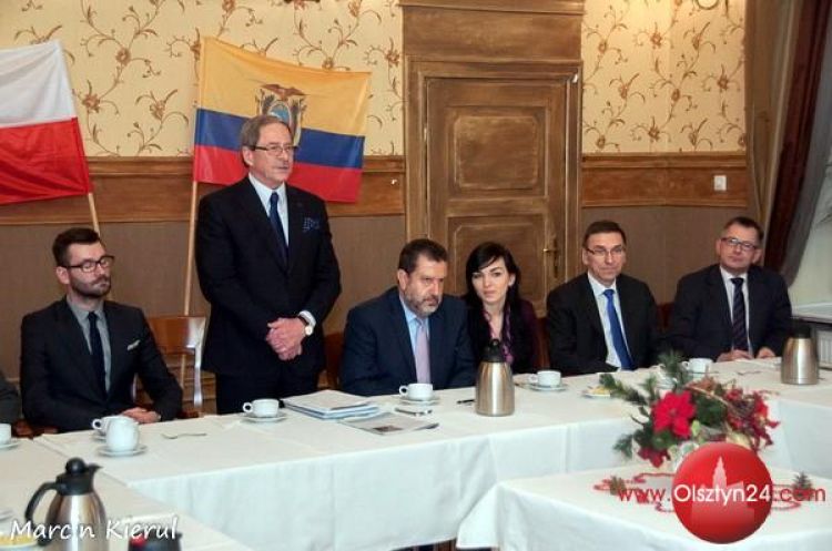 Ambasador Ekwadoru przebywa na Warmii i Mazurach