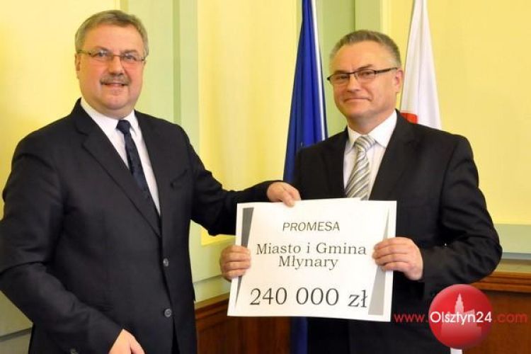 Promesy na 2,5 mln złotych dla samorządów z regionu