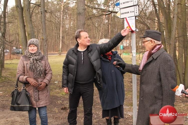 Od dziś żółtemu szlakowi pieszemu patronują Stanisława i Jan Bałdowscy