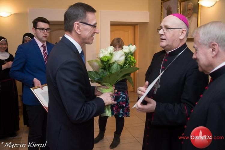 Arcybiskup koadiutor przyjmował imieninowe życzenia