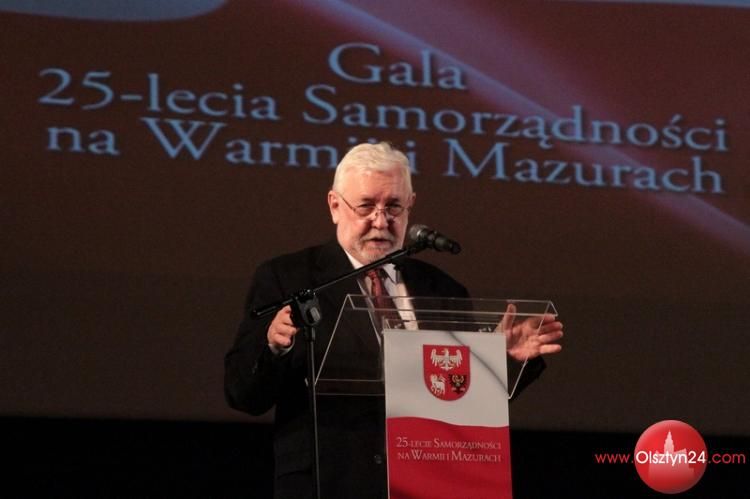 Gala na 25-lecie samorządności na Warmii i Mazurach