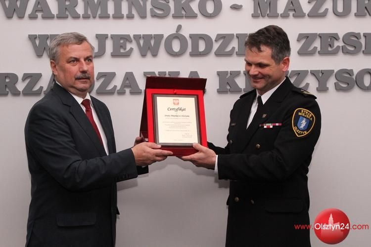 Olsztyńska Straż Miejska certyfikowana