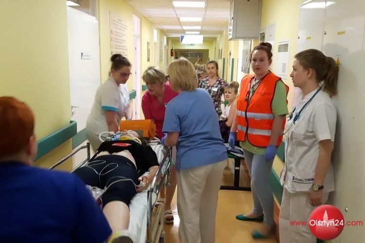 W szpitalu dziecięcym ćwiczono na wypadek katastrofy