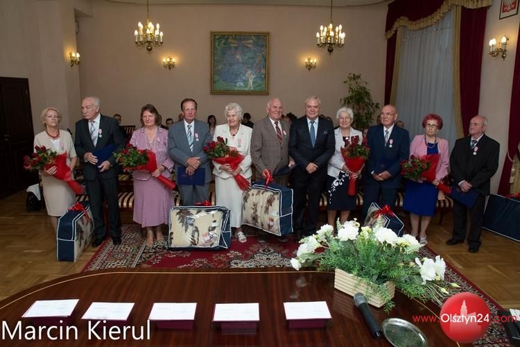 Złote jubileusze świętowało 10 par małżeńskich