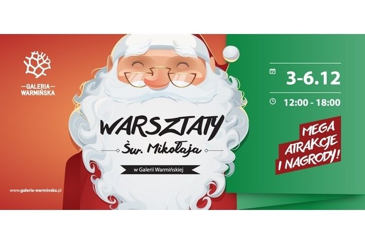 Mikołajki ze św. Mikołajem? Tylko w Galerii Warmińskiej!