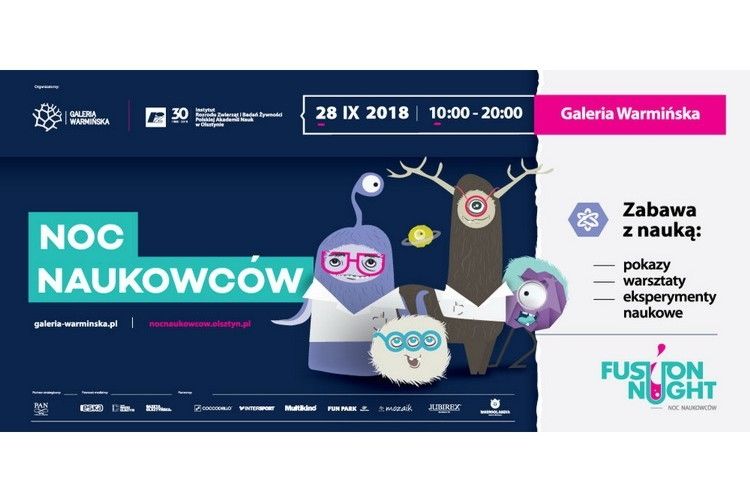 Noc Naukowców - Fusion Night w Galerii Warmińskiej