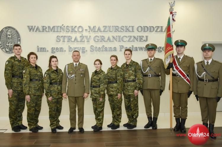 Nowi funkcjonariusze w szeregach Warmińsko-Mazurskiego Oddziału Straży Granicznej