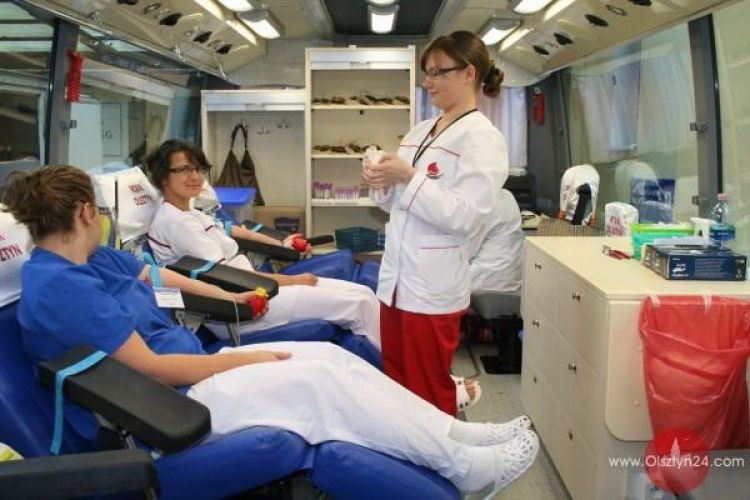 Zbierali krew w szpitalu