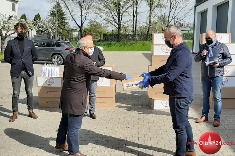 „Maseczki dla Polski” dla kolejnych mieszkańców powiatu olsztyńskiego