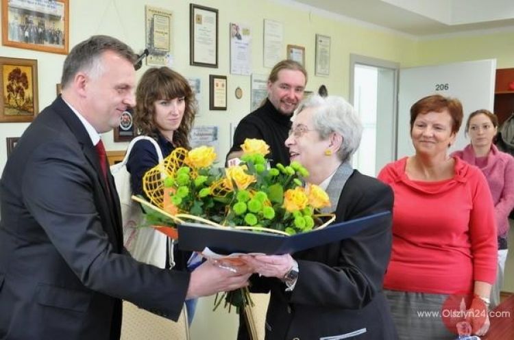 Królewna Warmińska Łyna dla najstarszego księgarza na Warmii