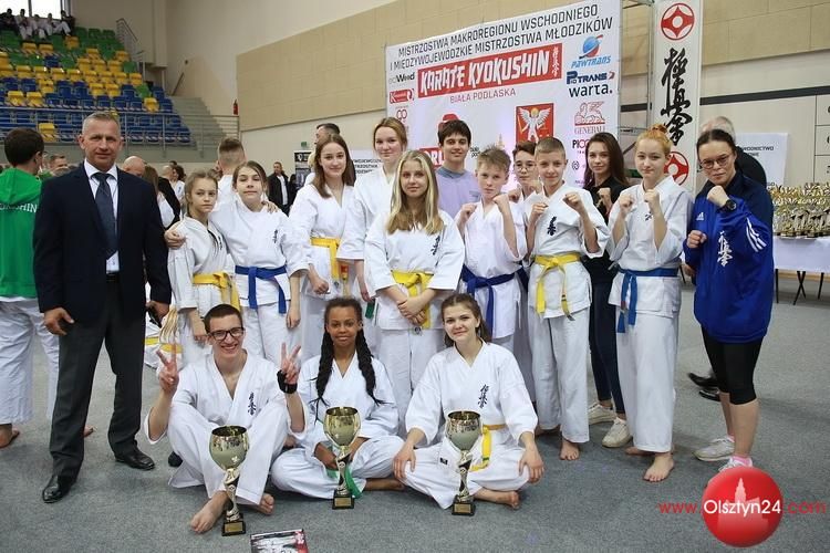 Udany start karateków Olsztyńskiego Klubu Kyokushin Karate na zawodach w Białej Podlaskiej