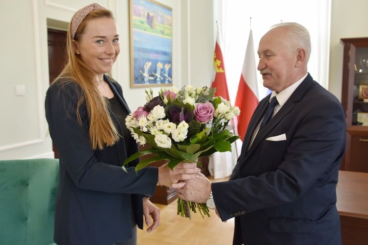 Najlepsza żeglarka Europy u marszałka