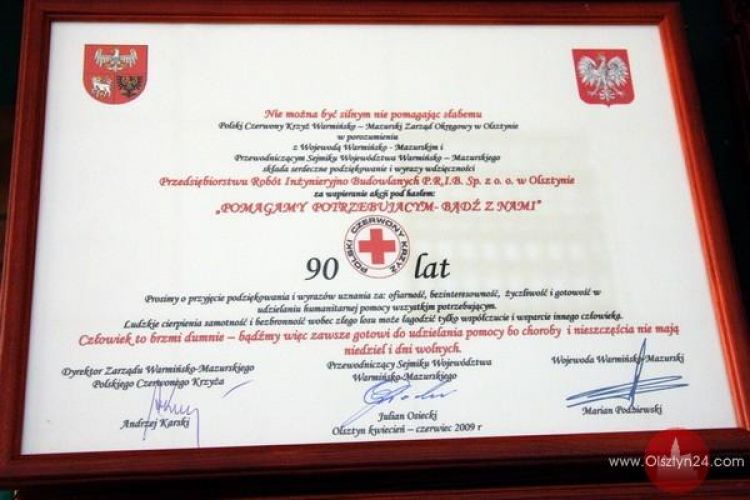 PCK podziękował sponsorom