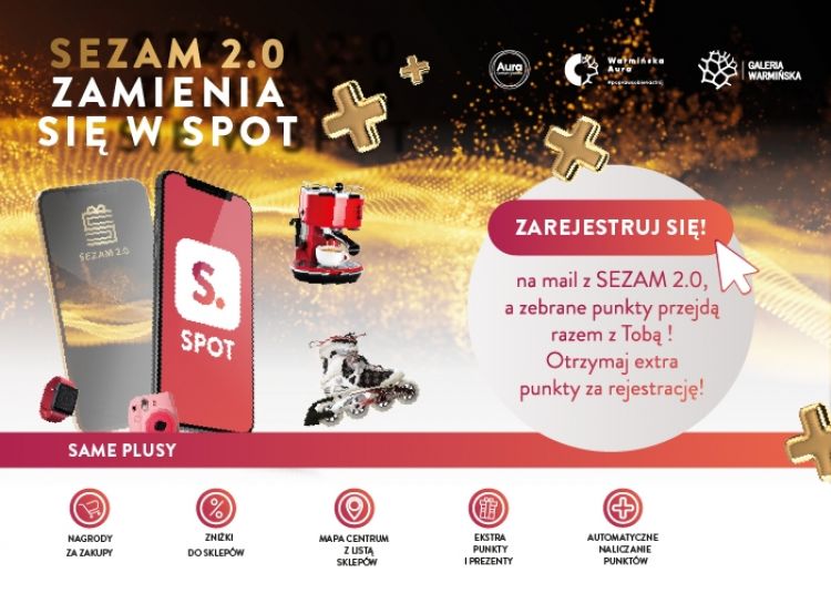 Sezam 2.0 zmienia się w SPOT - rusza nowa aplikacja zakupowa w Warmińskiej Aurze