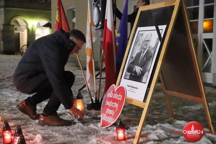 Pięć lat temu zmarł prezydent Gdańska Paweł Adamowicz. Olsztyn pamiętał o tej tragicznej rocznicy