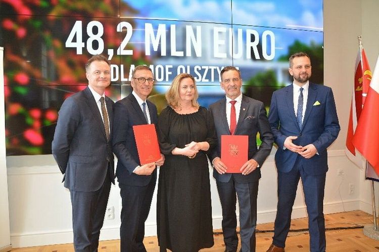 Prawie 50 mln euro na inwestycje strategiczne dla Miejskiego Obszaru Funkcjonalnego Olsztyna