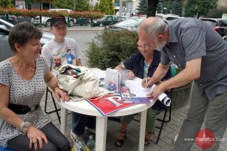 Szukali poparcia olsztynian