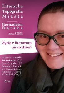 MBP zaprasza na spotkanie autorskie z Bernadettą Darską