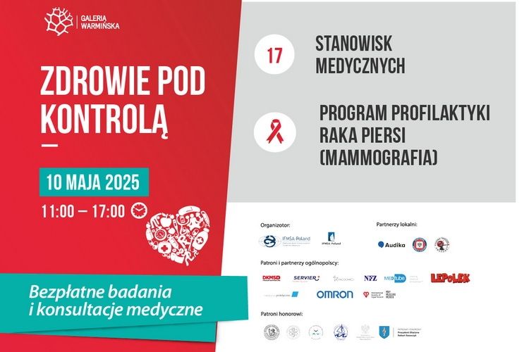 Czas na wiosenny przegląd zdrowia w Galerii Warmińskiej!
