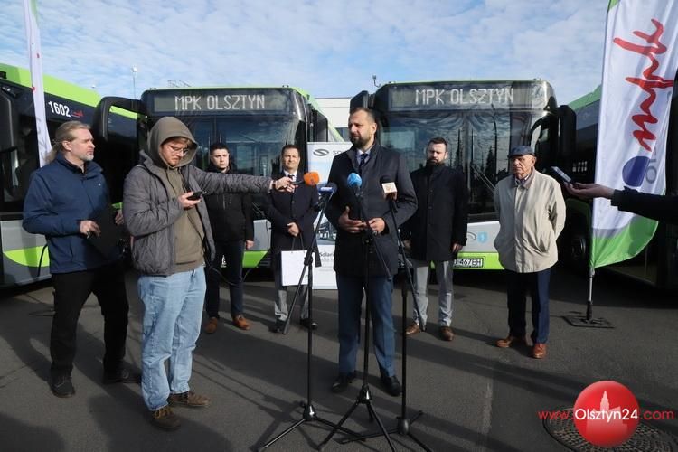 Nowe autobusy hybrydowe dotarły do Olsztyna