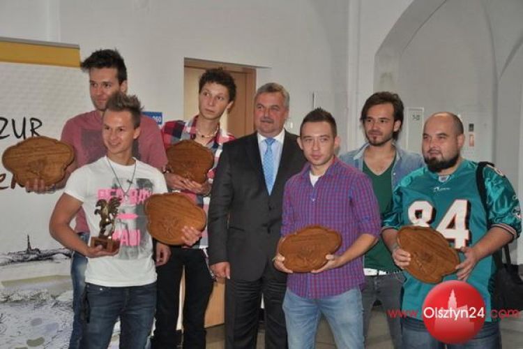 Enej z wizytą u wojewody przed VI Forum Kultury Regionu Warmii i Mazur