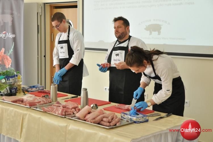 Marcin Budynek spotkał się z uczniami w „Gastronomiku” 
