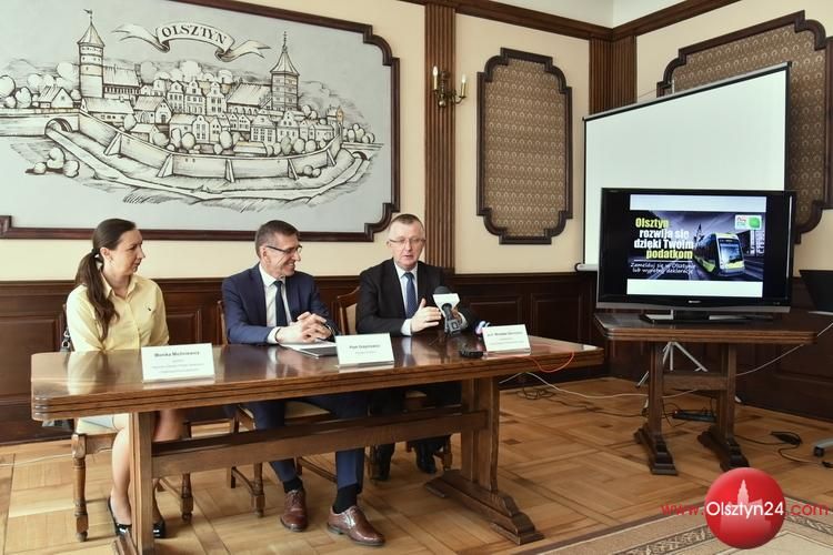 Zachęcają do płacenia podatków w Olsztynie