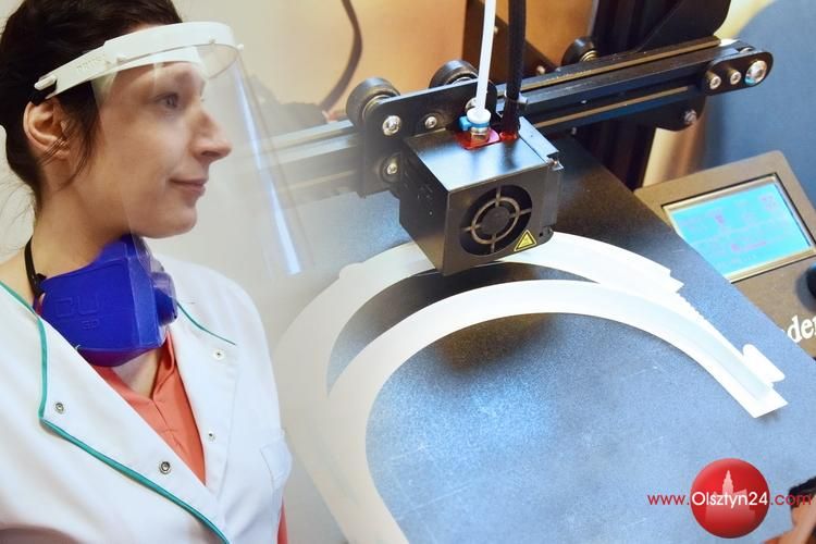 Maseczki z drukarek 3D nie tylko w Pałacu Prezydenckim