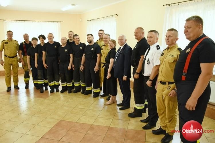 Strażacy z Obwodu Rówieńskiego szkolą się u warmińsko-mazurskich kolegów po fachu