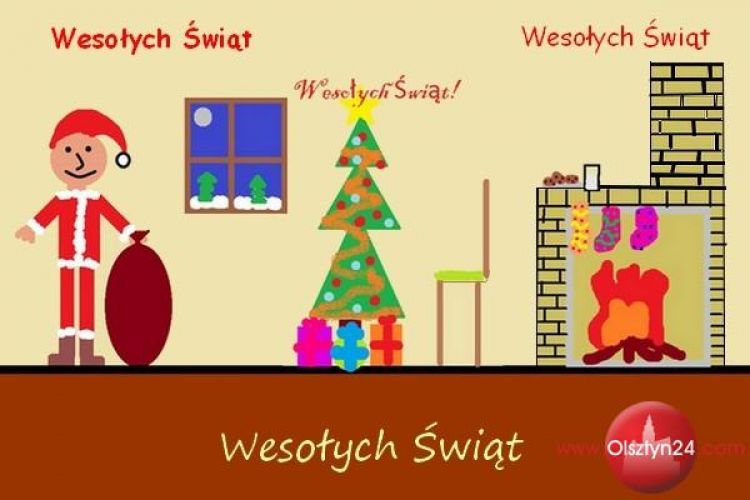 Życzenia „myszką malowane” od uczniów SP 30 w Olsztynie