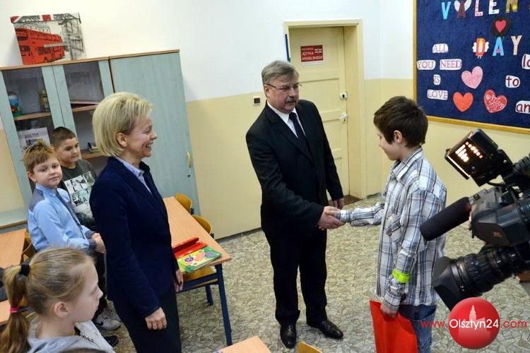 Europejski Dzień Numeru 112 z wojewodą w Szkole Podstawowej w Marcinkowie