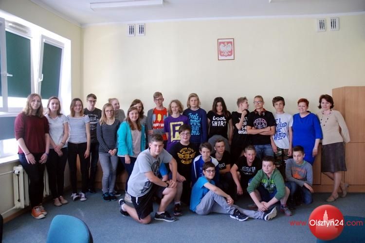 Lekcja językowa z obcokrajowcami w Gimnazjum nr 13