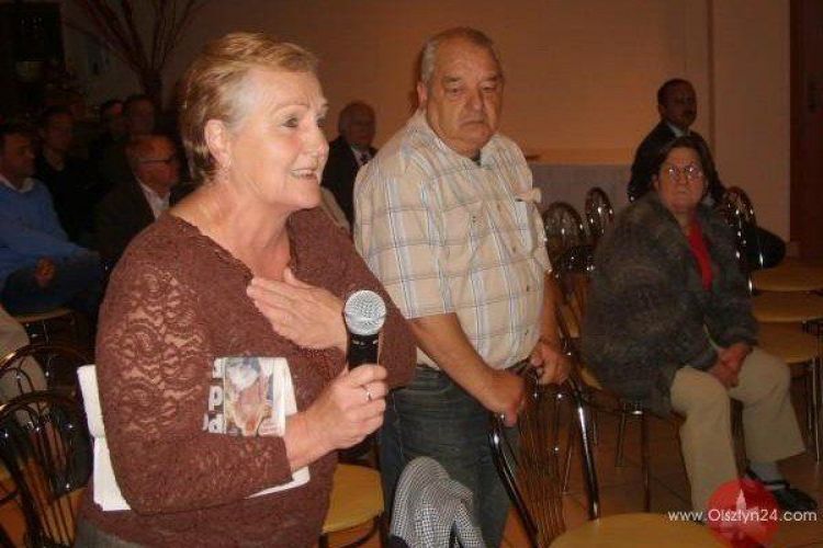 Starcie z wyborcami w Szczytnie