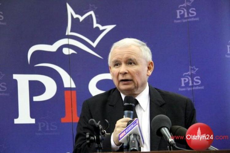 Jarosław Kaczyński spotkał się z mieszkańcami Olsztyna