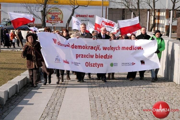 Marsz „Na ratunek Polsce” przeszedł ulicami Olsztyna