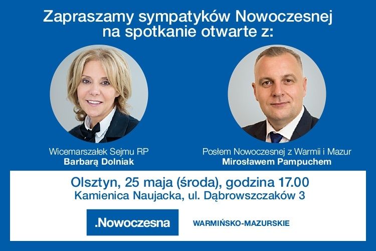 Wicemarszałek Sejmu Barbara Dolniak odwiedzi Olsztyn